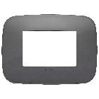 Vimar Arké 19683.82 Placca Round 3M grigio product photo