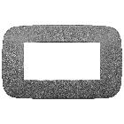 Vimar Arké 19684.22 Placca Round 4M ardesia product photo