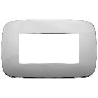 Vimar Arké 19684.28 Placca Round 4M cromo product photo