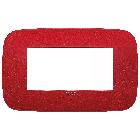 Vimar Arké 19684.85 Placca Round 4M rosso product photo