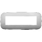 Vimar Arké 19687.28 Placca Round 7M cromo product photo