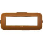 Vimar Arké 19687.62 Placca Round 7M Reflex caramel product photo