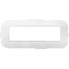 Vimar Arké 19687.66 Placca Round 7M Reflex ghiaccio product photo