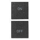 Vimar Arké 19751.1 Due mezzi tasti 1M simboli ON/OFF grigio product photo