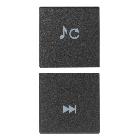 Vimar Arké 19751.5 Due mezzi tasti 1M sorg./traccia grigio product photo