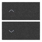 Vimar Arké 19752.2 Due mezzi tasti 2M simboli frecce grigio product photo