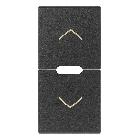 Vimar Arké 19755.2 Due mezzi tasti 1M simboli frecce grigio product photo