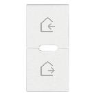 Vimar Arké 19755.6.B Due mezzi tasti 1M scenari bianco product photo