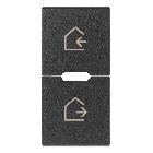 Vimar Arké 19755.6 Due mezzi tasti 1M scenari grigio product photo