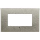 Vimar Arké 19954.08 Placca fit 4M acciaio spazzolato product photo