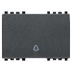 Vimar Eikon 20023.C Tasto 3M simbolo campanello grigio product photo