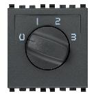Vimar Eikon 20096 Commutatore rotativo 1P 6(3)A grigio product photo