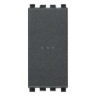 Vimar Eikon 20101 Interruttore 1P 16AX assiale grigio product photo