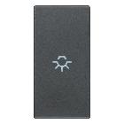 Vimar Eikon 20131.L Tasto 1M simbolo luce assiale grigio product photo