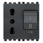 Vimar Eikon Presa 2P+T 16A P17/11 intb+MT C16 grigio product photo