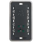 Vimar Eikon 20291 Presa per rasoio verticale 230V grigio product photo