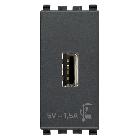 Vimar Eikon 20292 Unità alimentazione USB 5V1,5A 1M grigio product photo