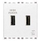 Vimar Eikon 20295.B Unità alimentazione USB 5V2,1A 2M bianco product photo