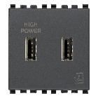 Vimar Eikon 20295 Unità alimentazione USB 5V2,1A 2M grigio product photo