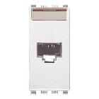 Vimar Eikon 20339.13.B Presa RJ45 Netsafe Cat6 UTP bianco product photo