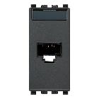 Vimar Eikon 20339.13 Presa RJ45 Netsafe Cat6 UTP grigio product photo