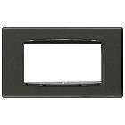 Vimar Eikon 20654.42 Placca Classic 4M Reflex antracite product photo