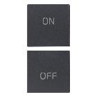 Vimar Eikon 20751.1 Due mezzi tasti 1M simboli ON/OFF grigio product photo