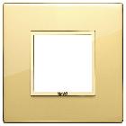 Vimar Eikon 21642.G09 Placca 2M oro totale lucido product photo