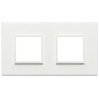 Placca 4M (2+2) int71 bianco totale product photo