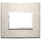 Vimar Eikon 21653.04 Placca 3M bronzo chiaro product photo