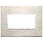 Vimar Eikon 21654.04 Placca 4M bronzo chiaro product photo