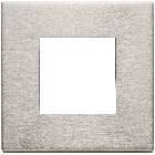 Vimar Eikon 22642.11 Placca 2M nichel spazzolato product photo