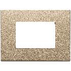 Vimar Eikon 22653.88 Placca 3M oro satinato product photo