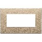 Vimar Eikon 22654.88 Placca 4M oro satinato product photo