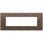 Vimar Eikon 22657.12 Placca 7M bronzo scuro spazzolato product photo