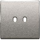 Vimar Eikon 22672.2.11 Placca 2Mx2 Vintage nichel spazzolato product photo