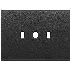 Vimar Eikon 22673.3.03 Placca 3Mx3 Vintage grigio antracite product photo