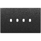 Vimar Eikon 22674.4.03 Placca 4Mx4 Vintage grigio antracite product photo