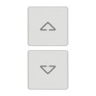 Due tasti Flat simboli frecce bianco product photo