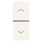 Vimar Linea 30062.B Due pulsanti interbl. NO+NO 10A bianco product photo