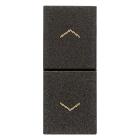 Vimar Linea 30062.G Due pulsanti interbl. NO+NO 10A nero product photo
