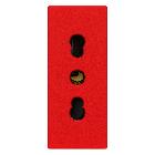 Vimar Linea 30203.R Presa 2P+T 16A P17/11 rosso product photo