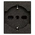 Vimar Linea 30210.G Presa 2P+T 16A universale nero product photo