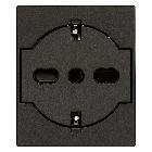 Vimar Linea 30211.G Presa 2P+T P40 universale a filo nero product photo