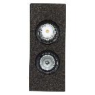 Vimar Linea 30302.01G Presa TV-RD-SAT diretta 2usc. nero product photo