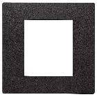Vimar Linea 30642.02 Placca 2M nero product photo