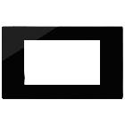 Vimar Linea 30654.42 Placca 4M Reflex nero product photo