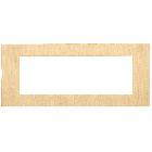 Vimar Linea 30657.70 Placca 7M oro spazzolato product photo