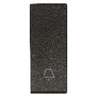 Vimar Linea 31000.CG Tasto 1M allineato simb. campanello nero product photo