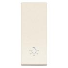 Vimar Linea 31000.LC Tasto 1M allineato simbolo luce canapa product photo